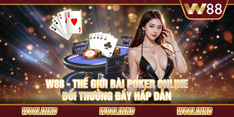 W88 - Thế giới bài poker online đổi thưởng đầy hấp dẫn